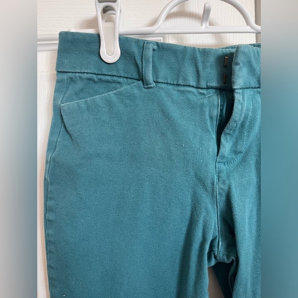 Old Navy Pixie Ankle Pants, Teal, Size 2 - Picture 4 of 8